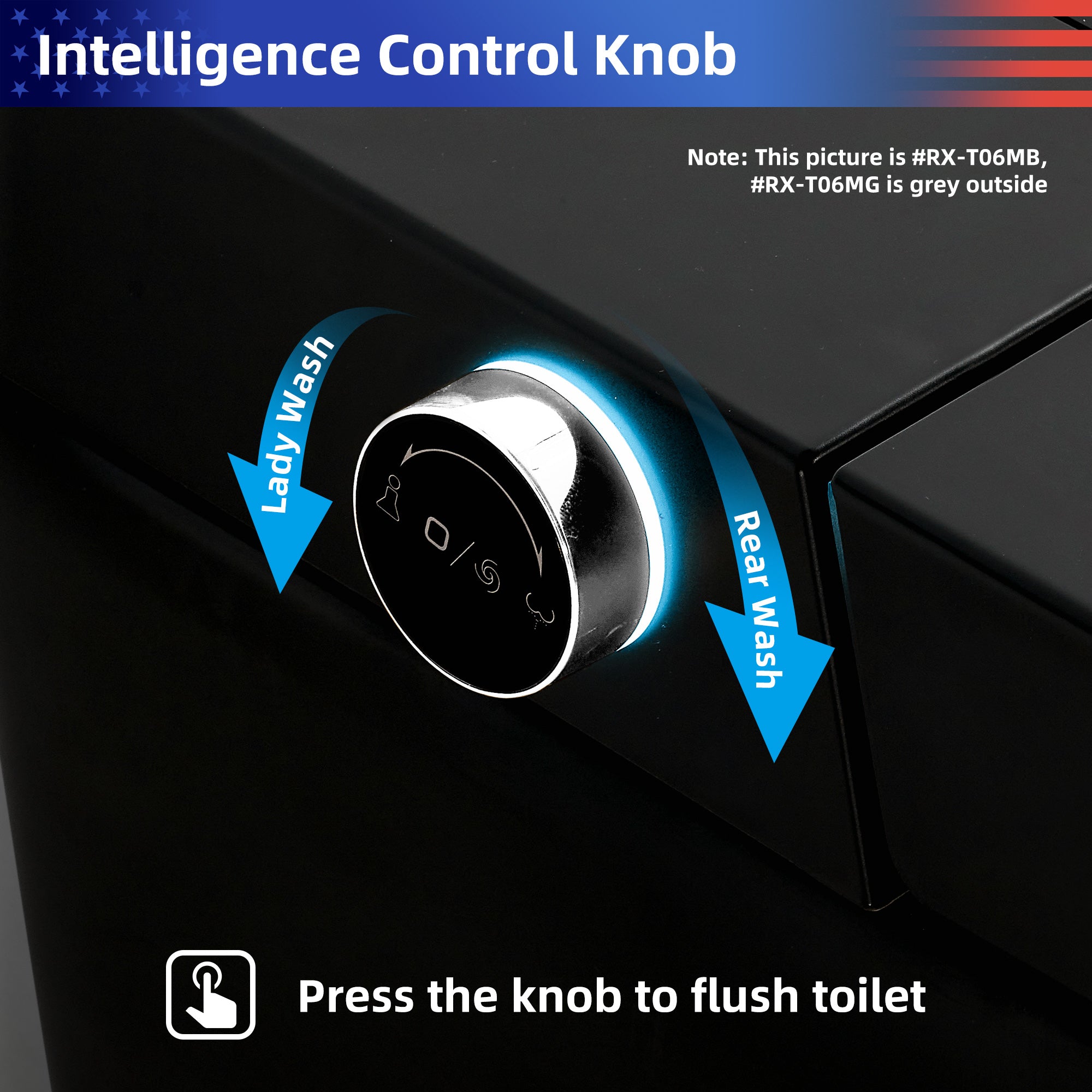 Toilettes intelligentes avec bidet intégré RX-T06MG