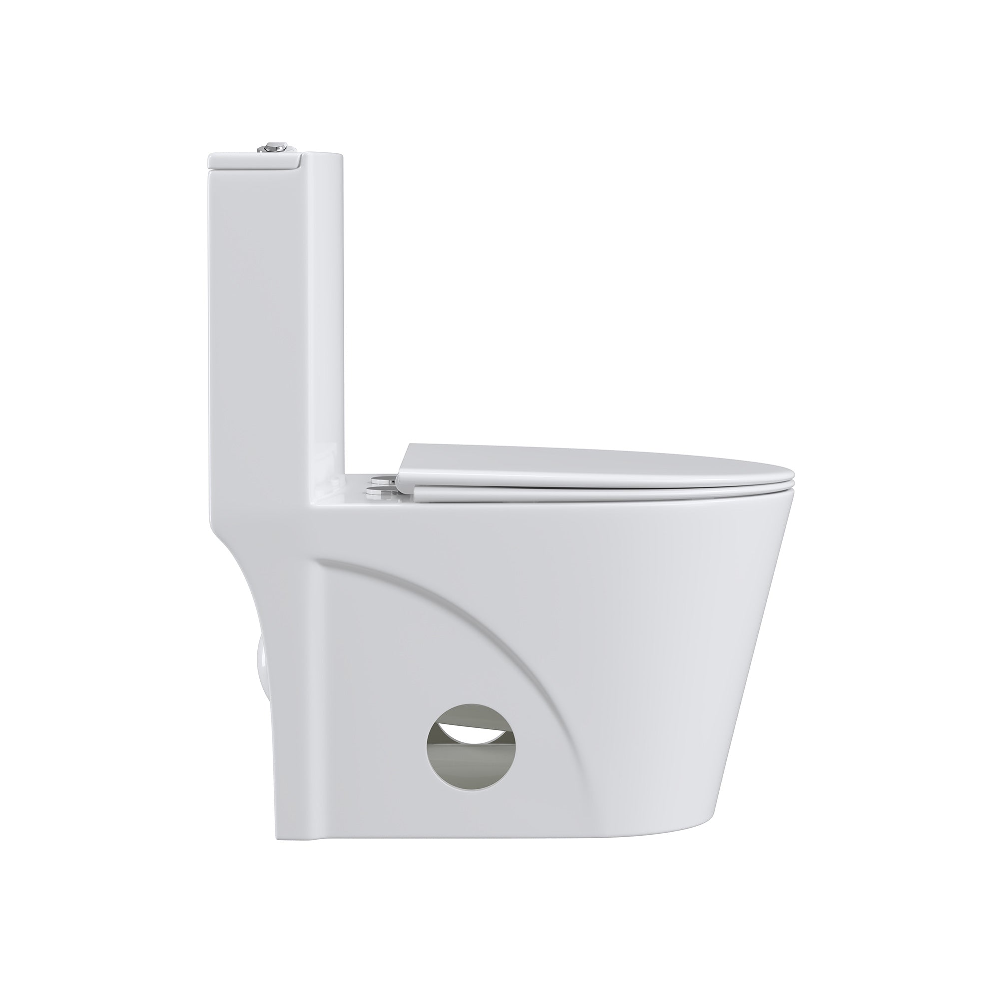Toilette monobloc en blanc RX-T07W