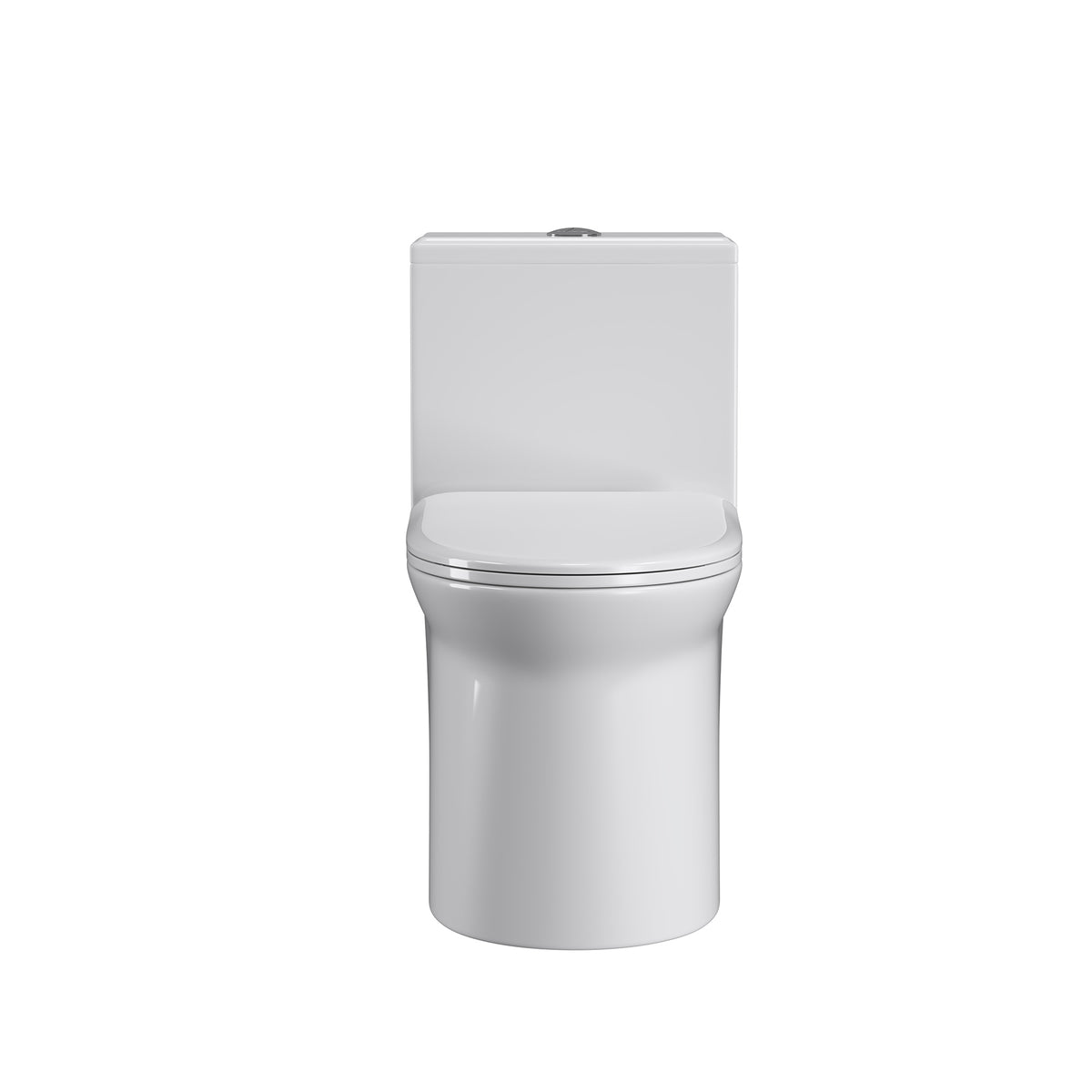 Toilette monobloc en blanc RX-T08W