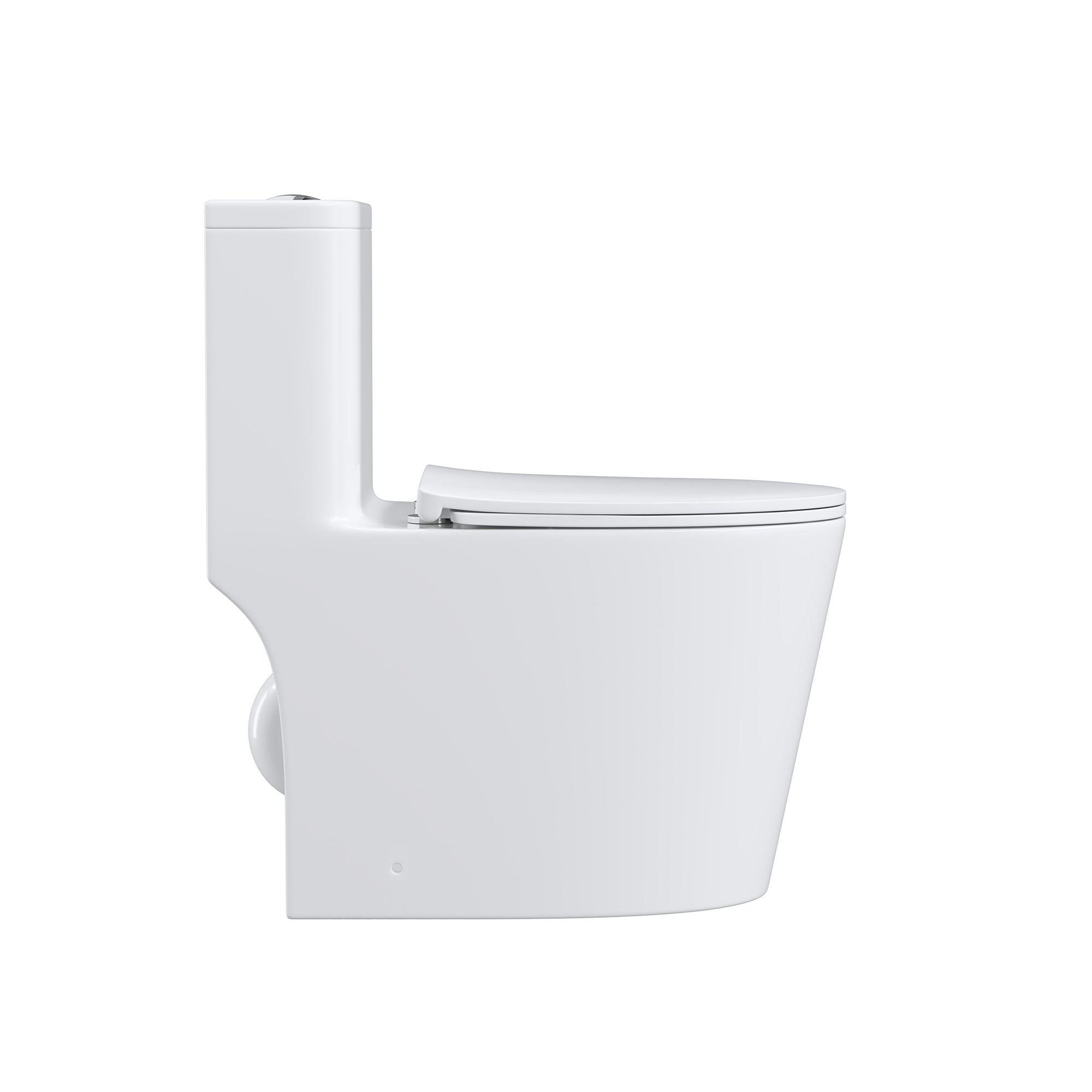 One-Piece Elongated Toilet, White (T09)