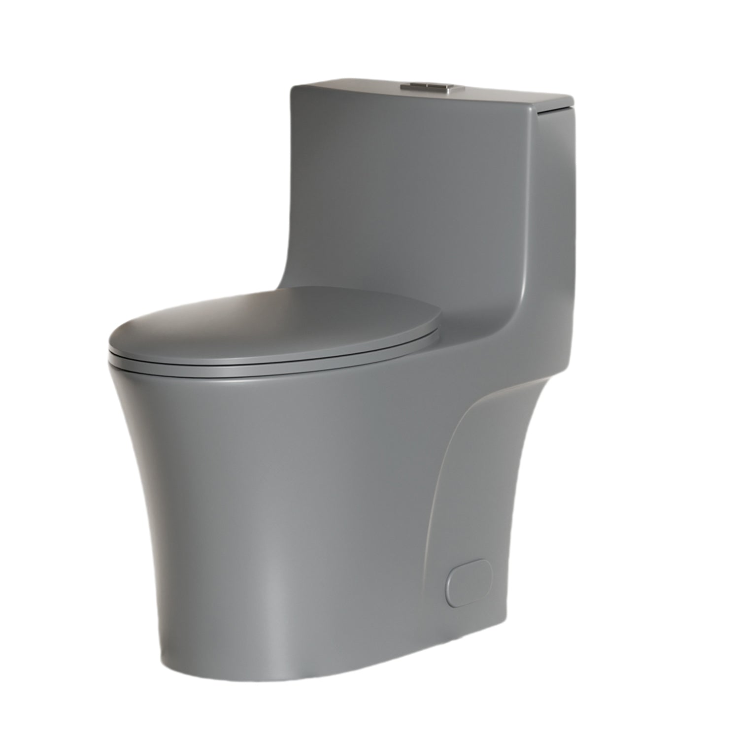1.28/0.8 GPF Tornado Flush One-Piece Elongated Toilet, Siphonic S-Trap 12", Soft-Close Quick-Release Seat, Top Button Dual Flush, MAP 1000g, ADA Comfort Height 17"