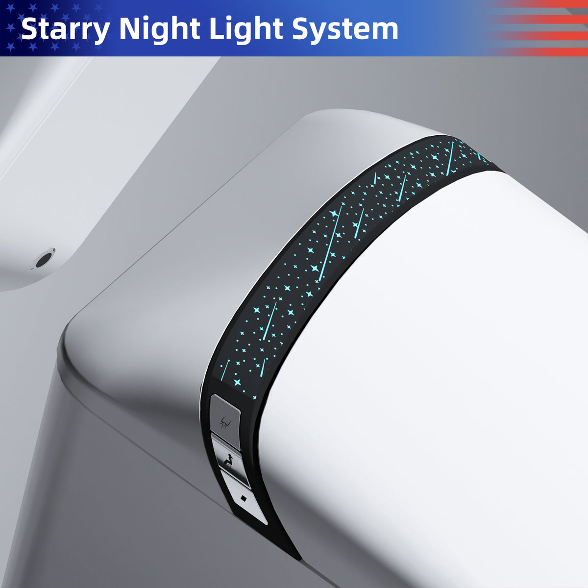 Rainlex Tankless Smart Bidet Toilet with Auto Open Lid, Heated Seat, Warm Water Wash, Dryer, Foot Sensor & Remote Control(T46)