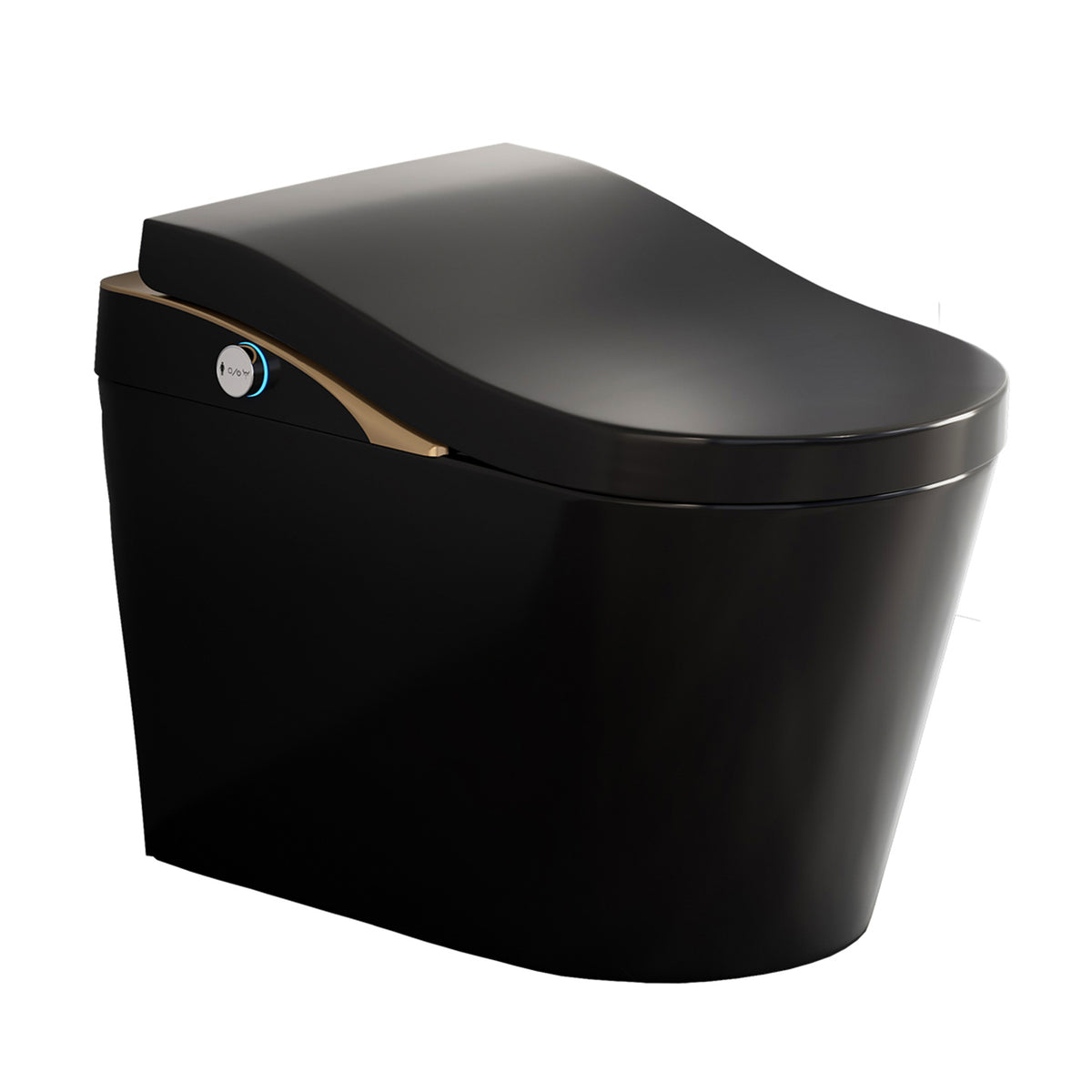 Rainlex ADA Height Smart Bidet Toilet with Auto Open Lid, Heated Seat, Warm Water Wash, Dryer, Foam Shield & Remote Control(T49)