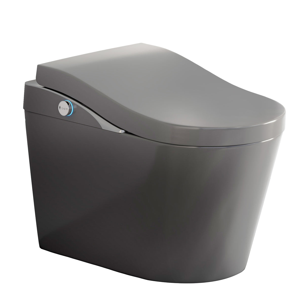 Rainlex ADA Height Smart Bidet Toilet with Auto Open Lid, Heated Seat, Warm Water Wash, Dryer, Foam Shield & Remote Control(T49)