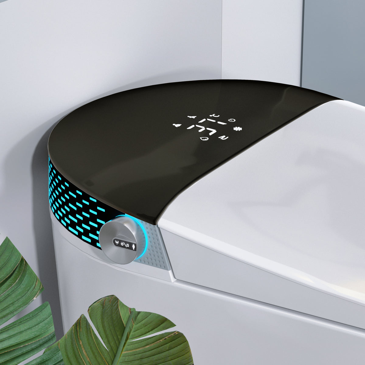 Rainlex ADA Tankless Smart Bidet Toilet with Foot Kick Sensor, Heated Seat, Warm Water Wash, Dryer, Auto Flush, Night Light & Remote Control(T58)