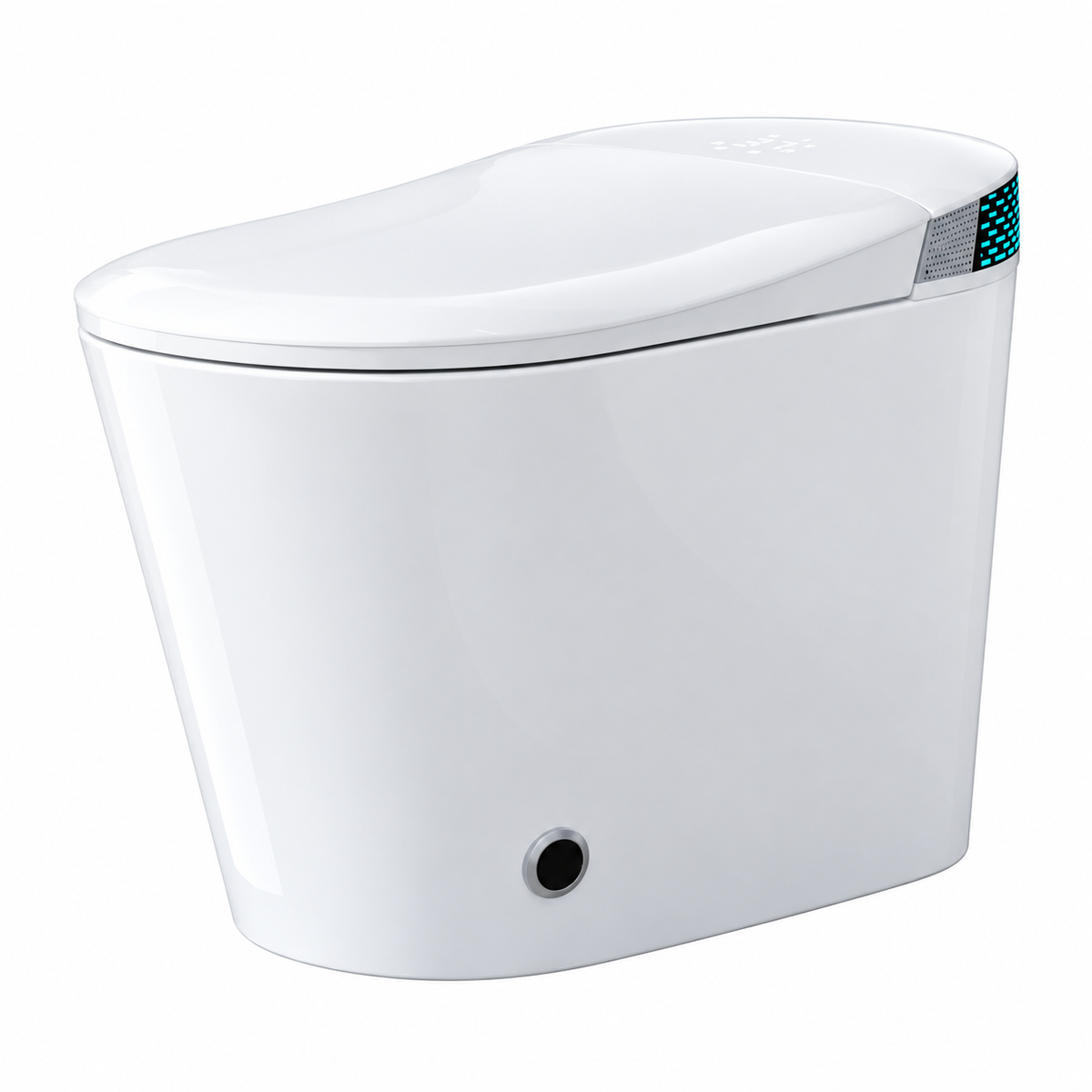 Rainlex ADA Tankless Smart Bidet Toilet with Foot Kick Sensor, Heated Seat, Warm Water Wash, Dryer, Auto Flush, Night Light & Remote Control(T58)