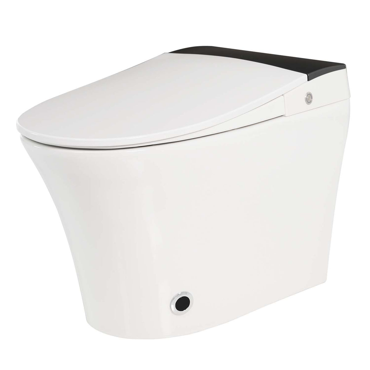 Rainlex Smart One Piece Toilet with Heated Seat, Automatic Flush, Foot Sensor, Tankless Design, Night Light & Soft Close Lid（T70）