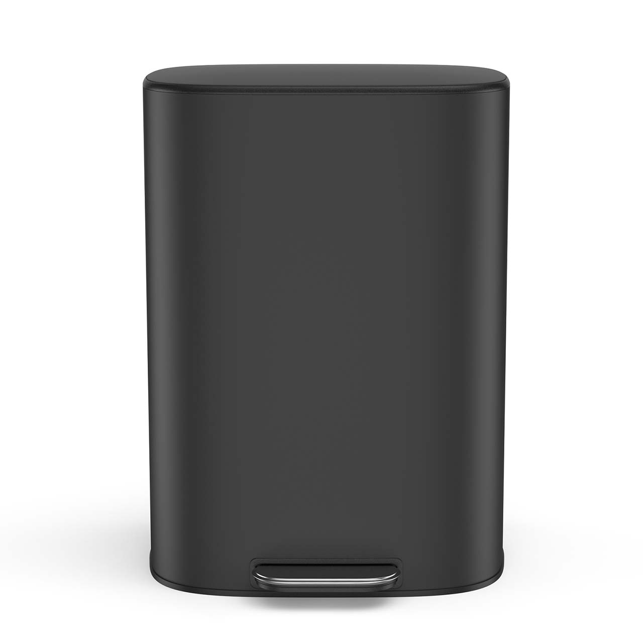 13 Gal. / 50 L Stainless Steel Step Trash Can with Soft-Close Stay-Open Lid and Removable Inner Bucket,RX-TB03-13