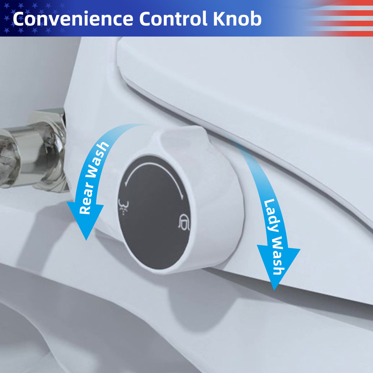 Siège de toilette avec bidet intégré RX-TS01W