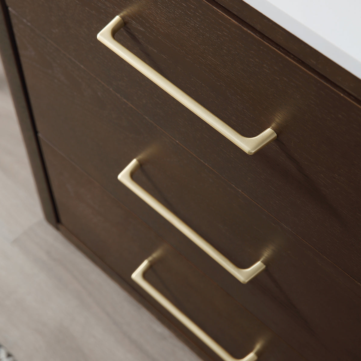 RAINLEX Freestanding Single Bathroom Vanity with Quartz Top (V04)