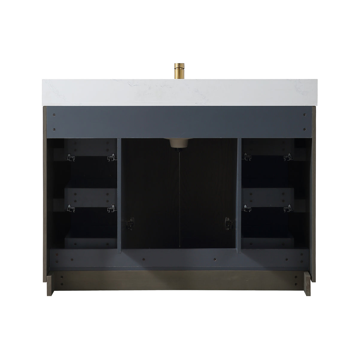 RAINLEX Freestanding Single Bathroom Vanity with Quartz Top (V04)