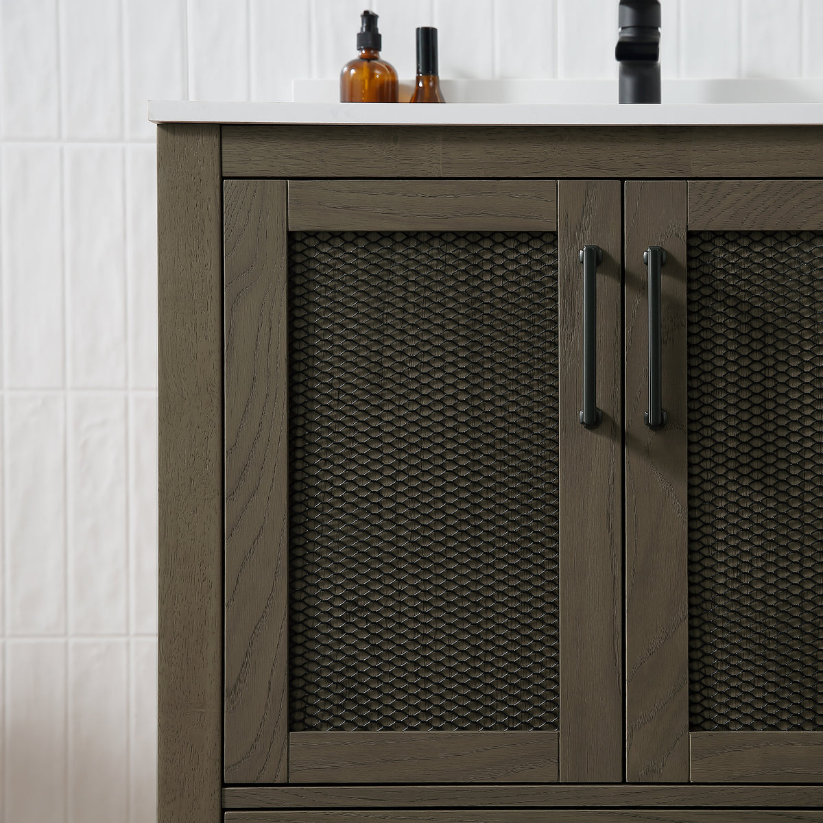 RAINLEX Freestanding Single Bathroom Vanity with Quartz Top