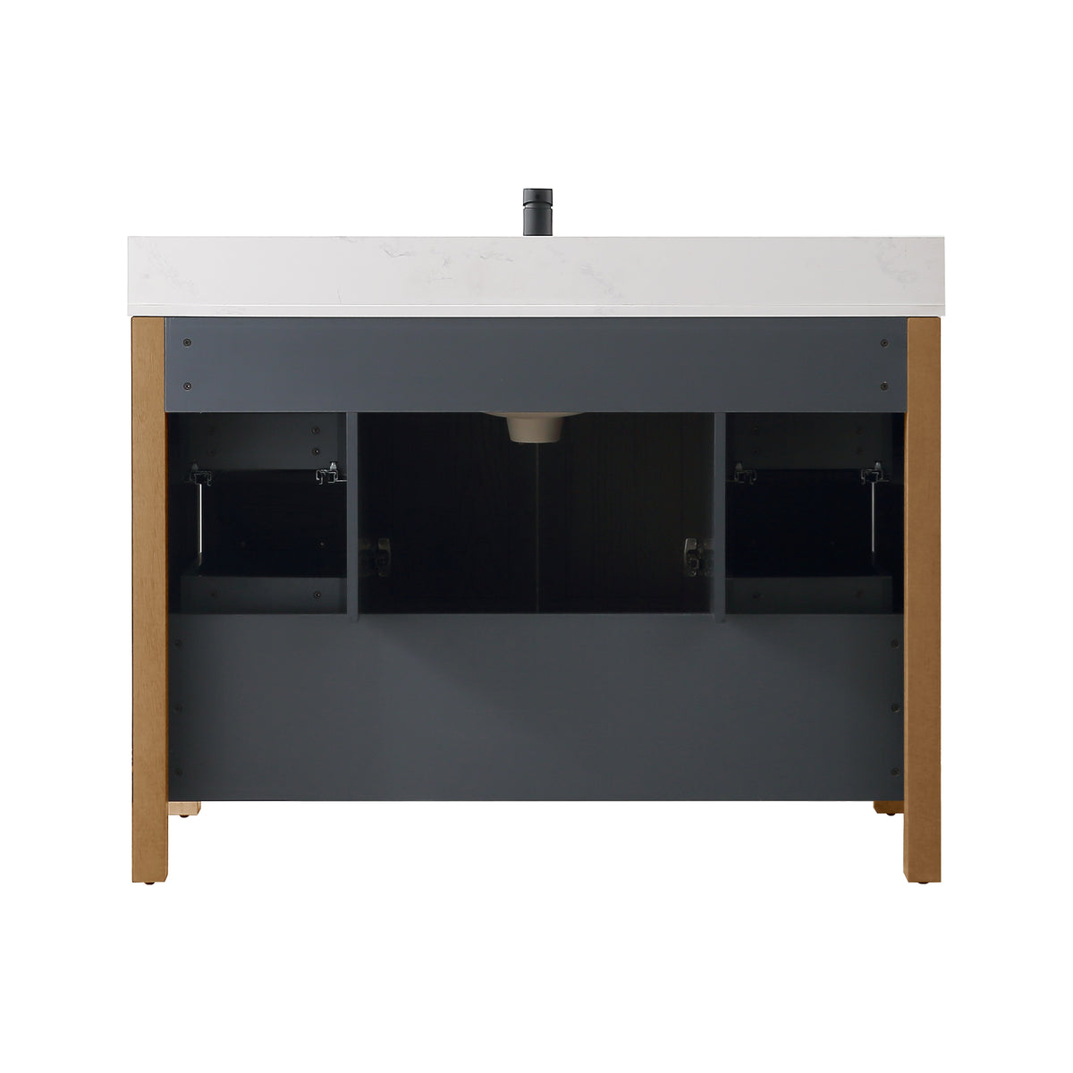 RAINLEX Freestanding Single Bathroom Vanity with Quartz Top