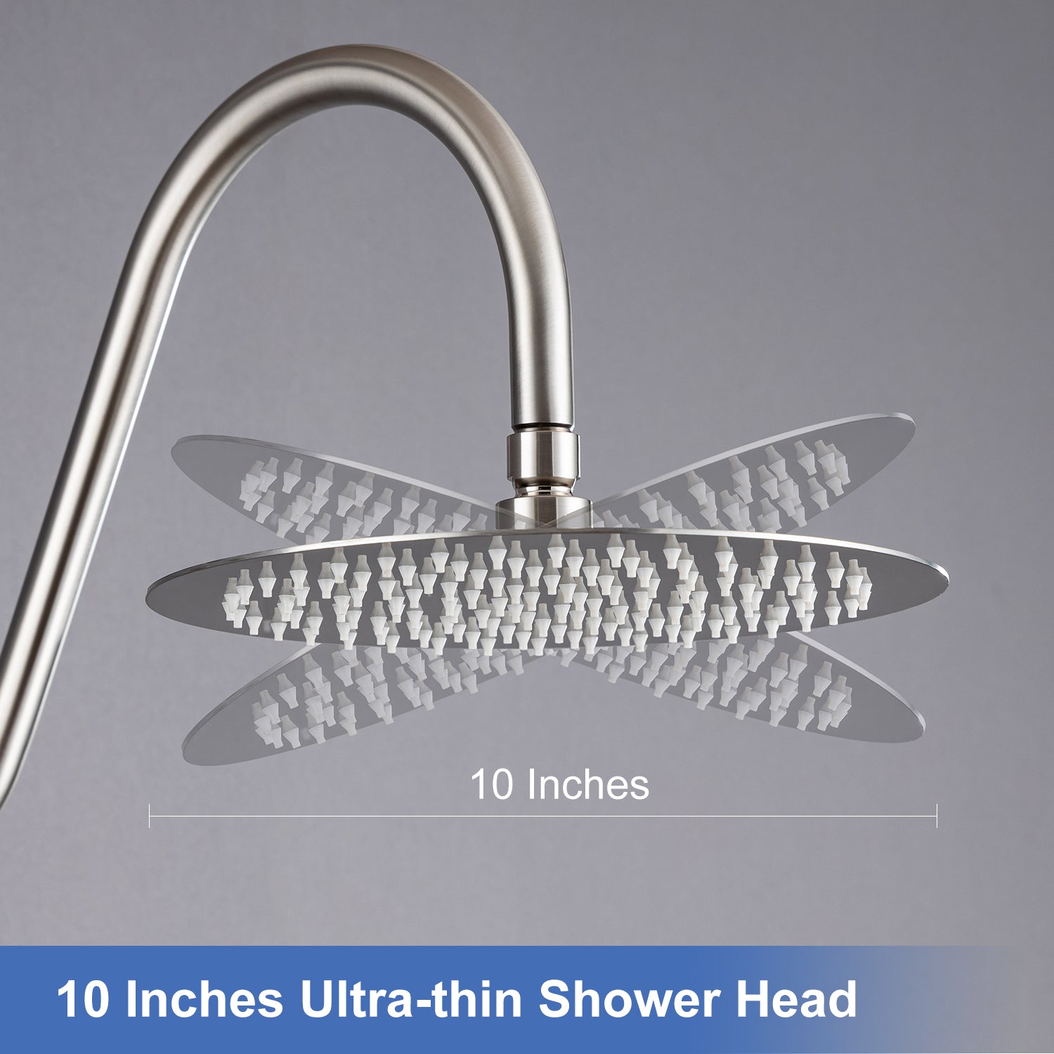Système de douche avec pomme de douche à effet pluie et douche à main RX2001