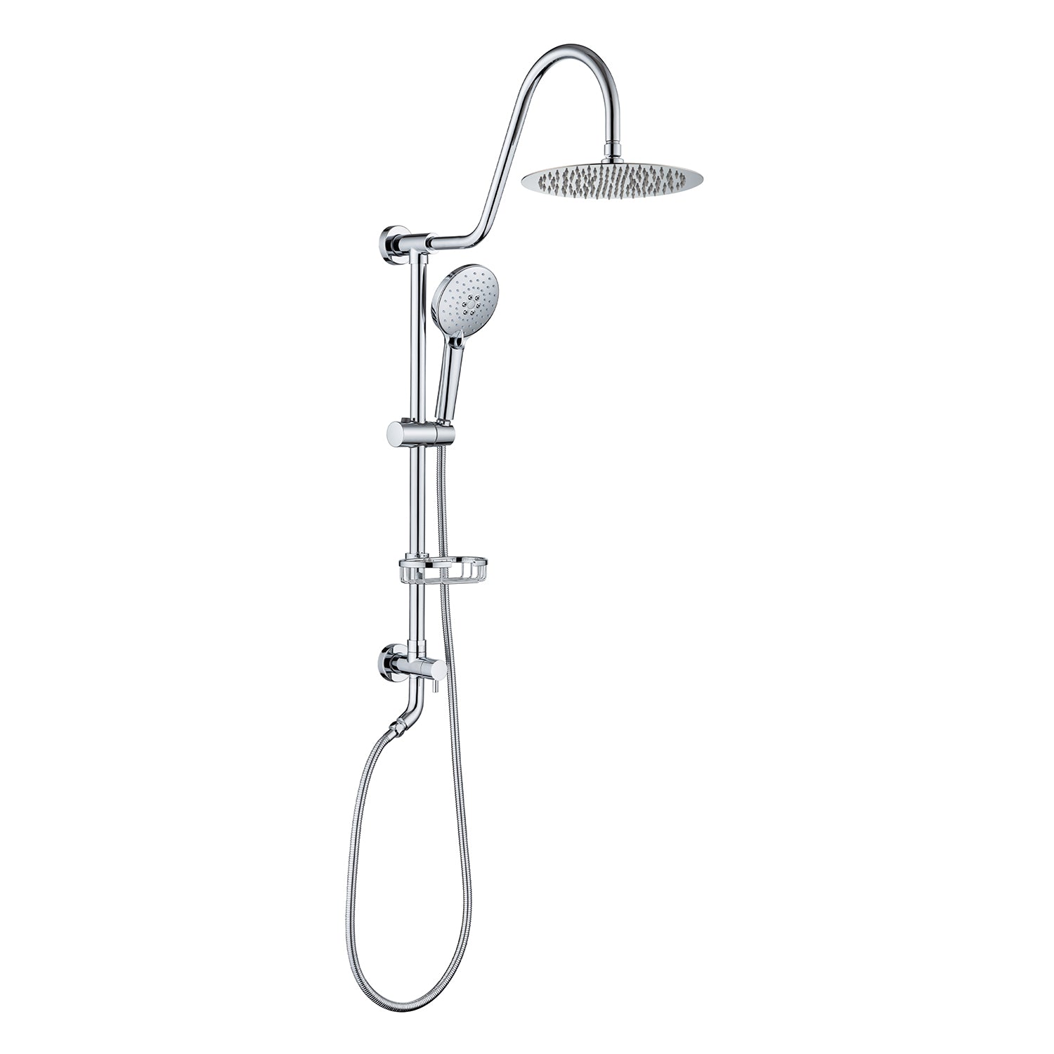 Shower system with Rain Shower Head and Handheld Shower RX2001