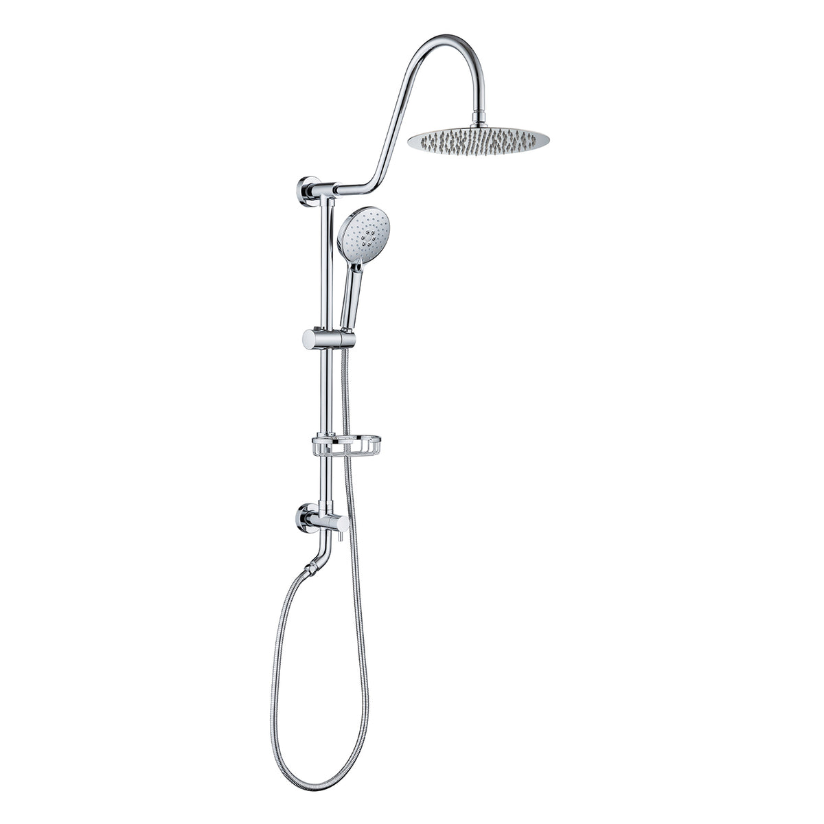 Système de douche avec pomme de douche à effet pluie et douche à main RX2001