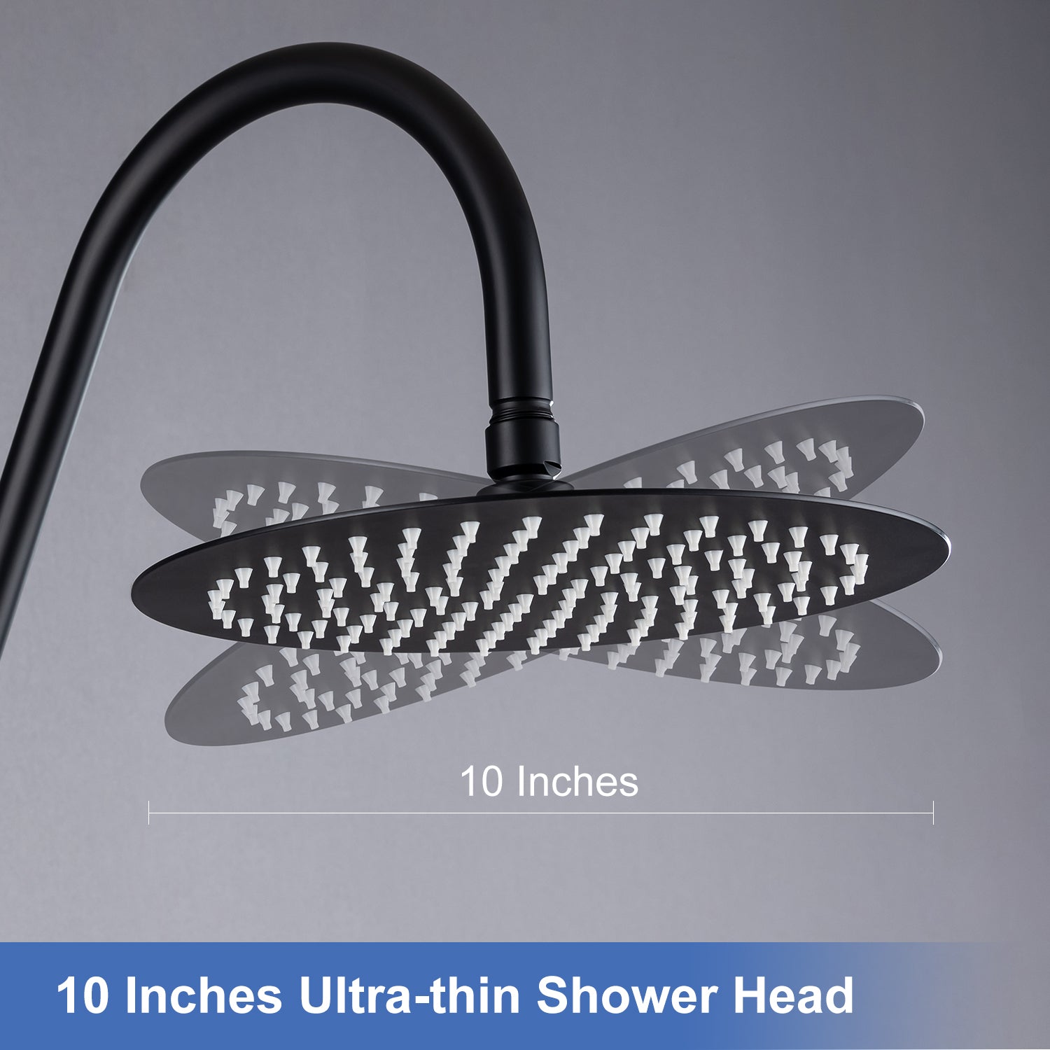 Système de douche avec pomme de douche à effet pluie et douche à main RX2001