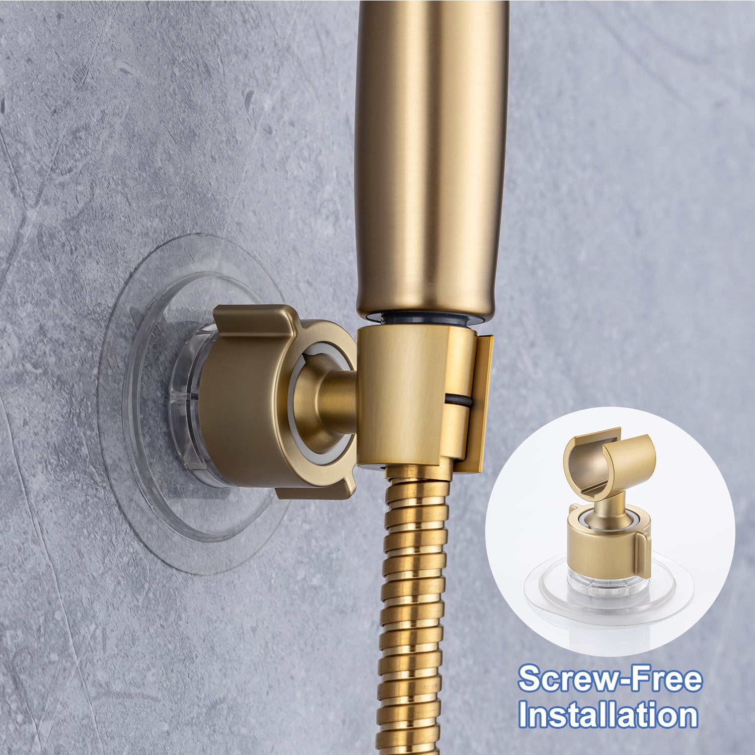 Shower System with Rain Shower Head and Handheld Shower (S2003)