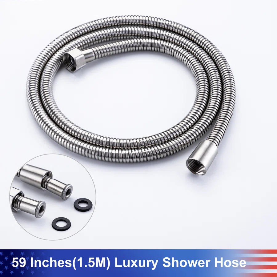 Shower system with Rain Shower Head Handheld Shower and Water Spout RX2006