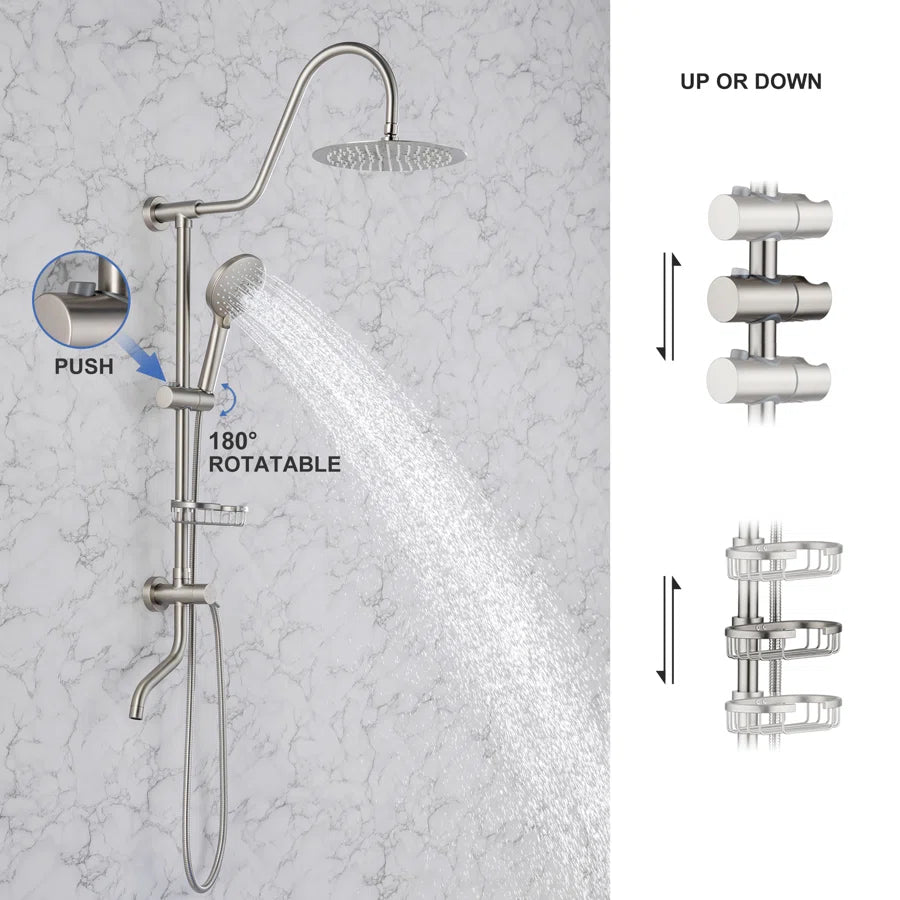 Rotatable Head Shower