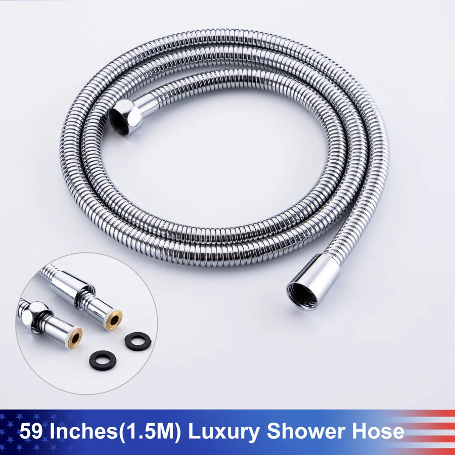 RAINLEX Shower System with Rain Shower Head, Handheld Shower and Tub Spout