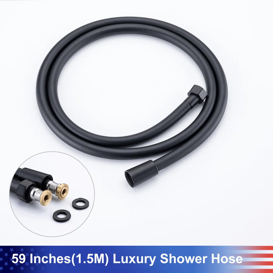 Shower system with Rain Shower Head Handheld Shower and Water Spout RX2006
