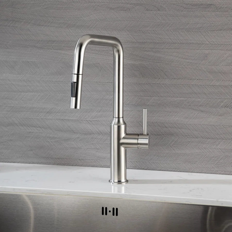 Robinet de cuisine à poignée unique rétractable RX6017