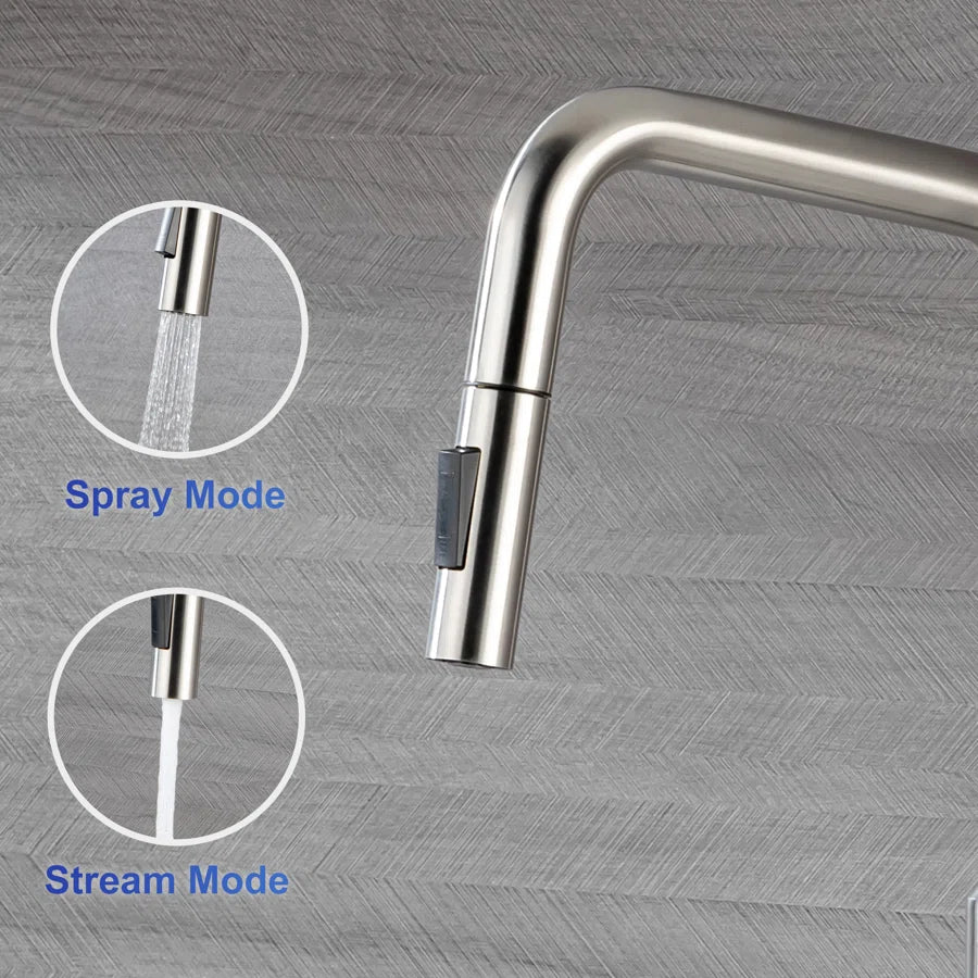 RAINLEX Single-Handle Pull-Down Kitchen Faucet (S6017)
