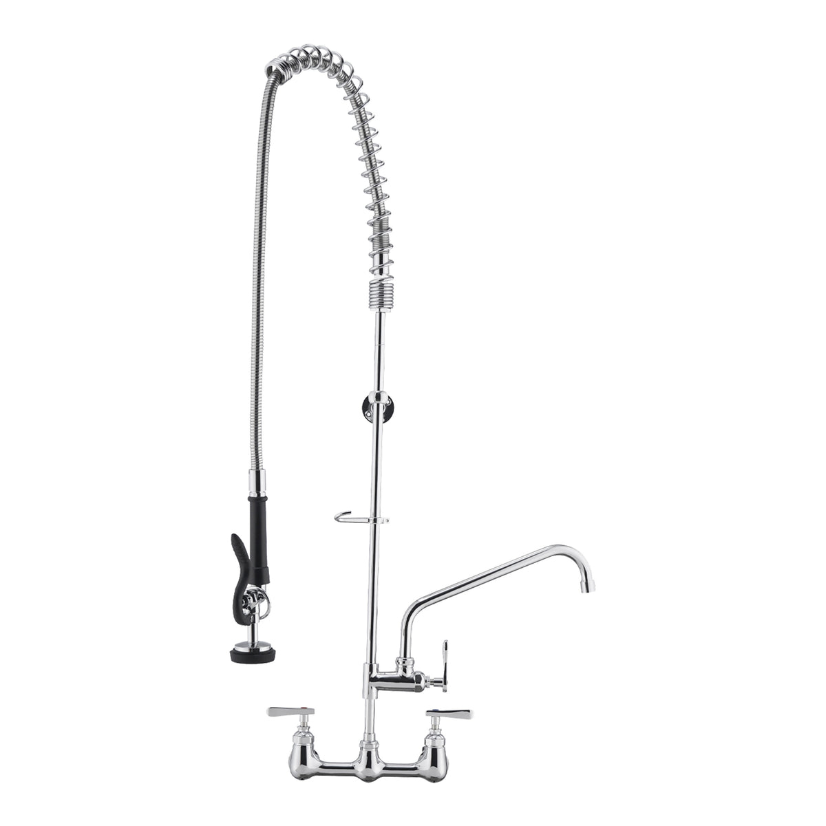 RAINLEX 47" Commercial Kitchen Faucet with Pre-Rinse Sprayer