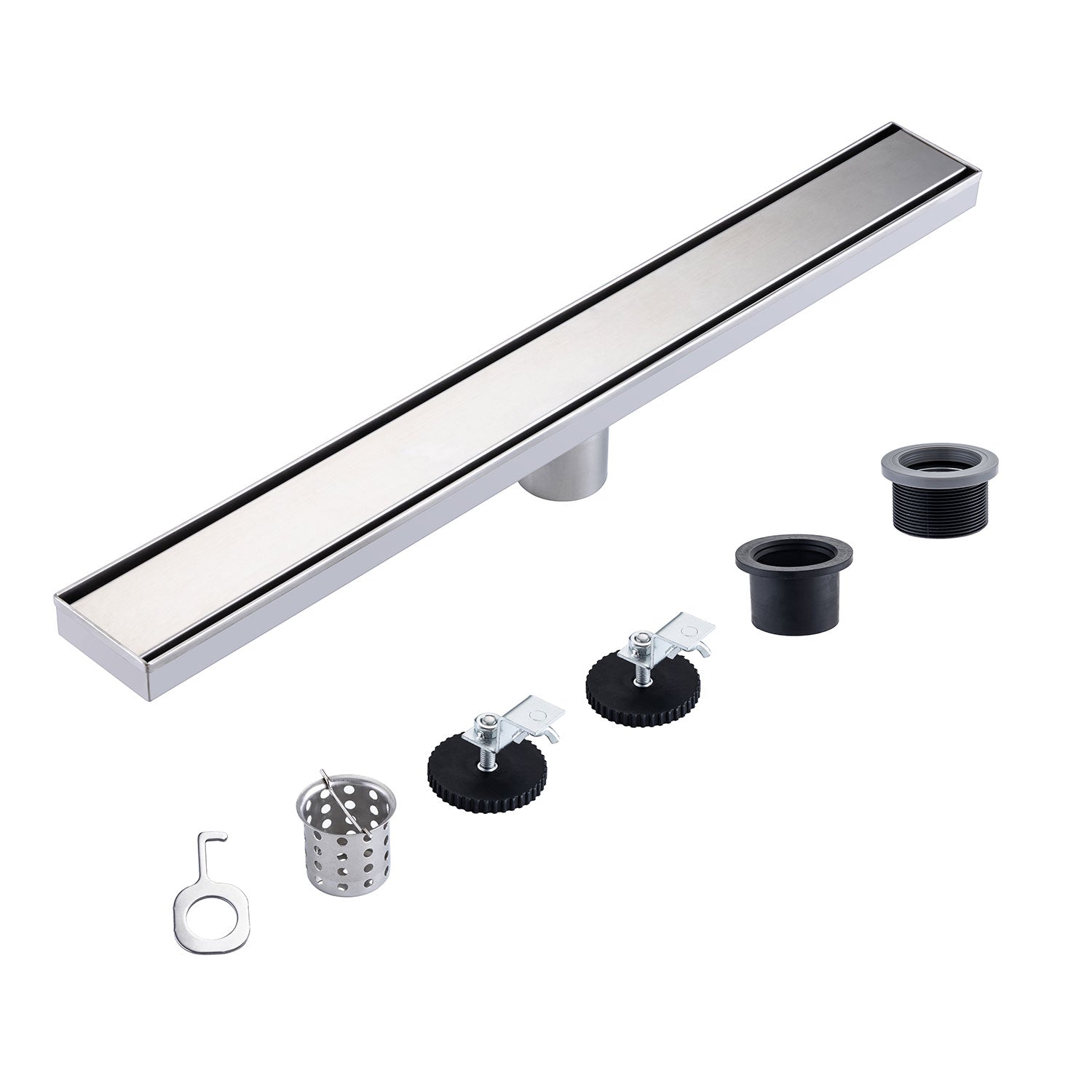 Drain de douche à grille linéaire de 24 po de largeur RX7001-24