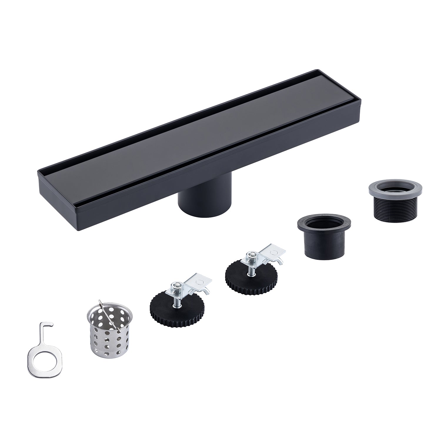 Drain de douche à grille linéaire de 12 po de largeur RX7001-12