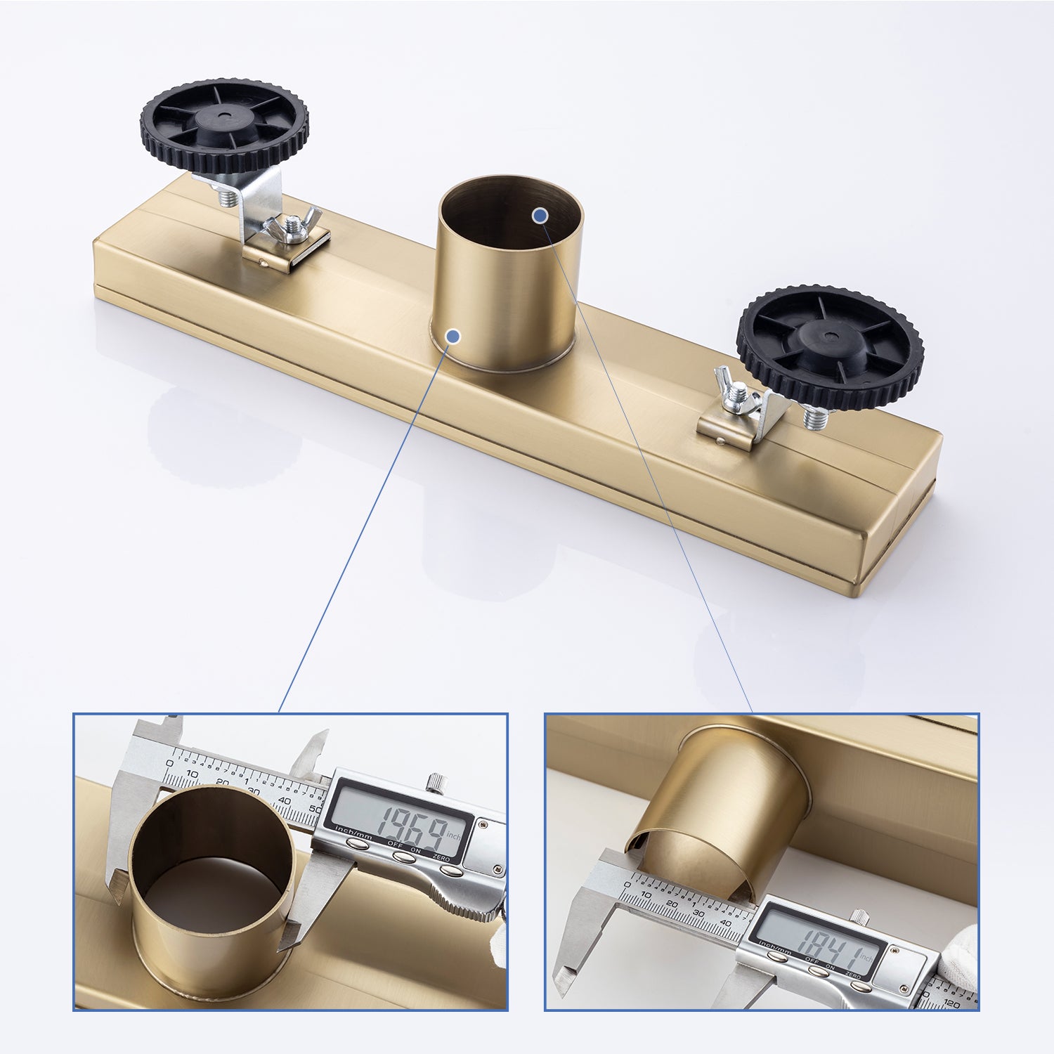 Drain de douche à grille linéaire de 12 po de largeur RX7001-12