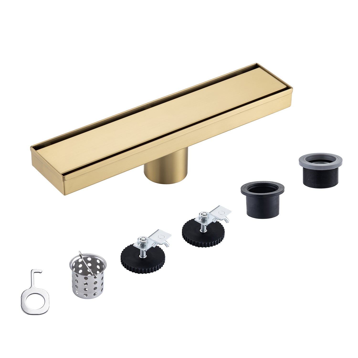 Drain de douche à grille linéaire de 12 po de largeur RX7001-12