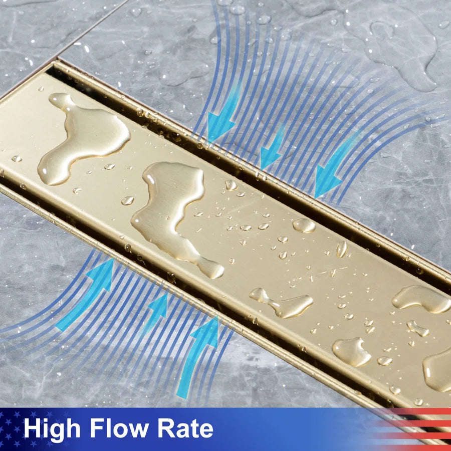 Drain de douche à grille linéaire de 36 po de largeur RX7001-36
