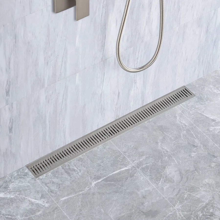 Drain de douche à grille linéaire de 28 po de largeur RX7002-28