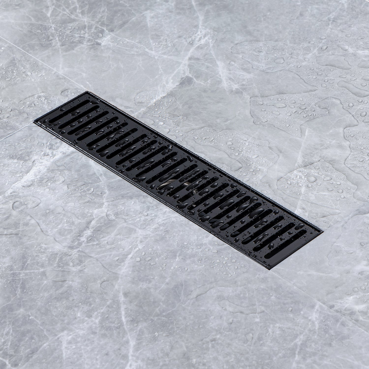 Drain de douche à grille linéaire de 12 po de largeur RX7002-12