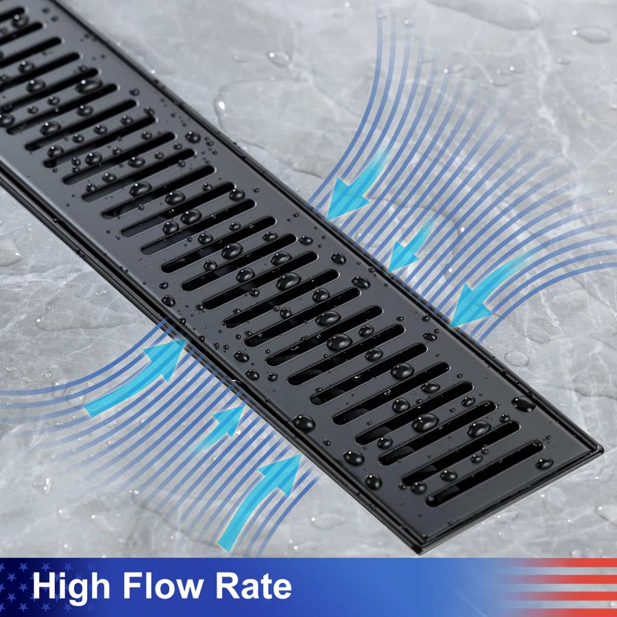 Drain de douche à grille linéaire de 36 po de largeur RX7002-36
