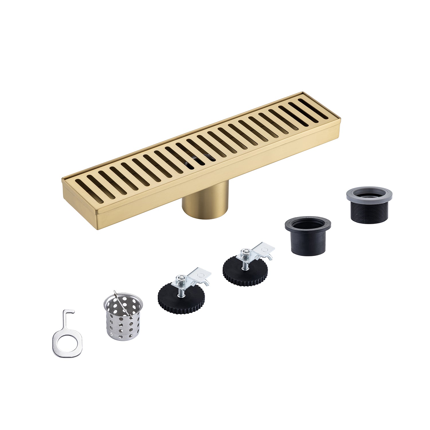 Drain de douche à grille linéaire de 12 po de largeur RX7002-12