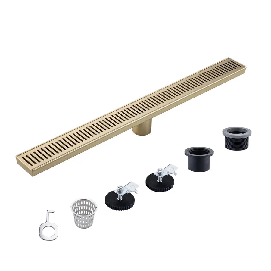Drain de douche à grille linéaire de 28 po de largeur RX7002-28