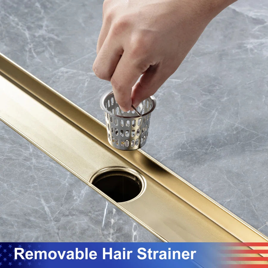Drain de douche à grille linéaire de 36 po de largeur RX7002-36