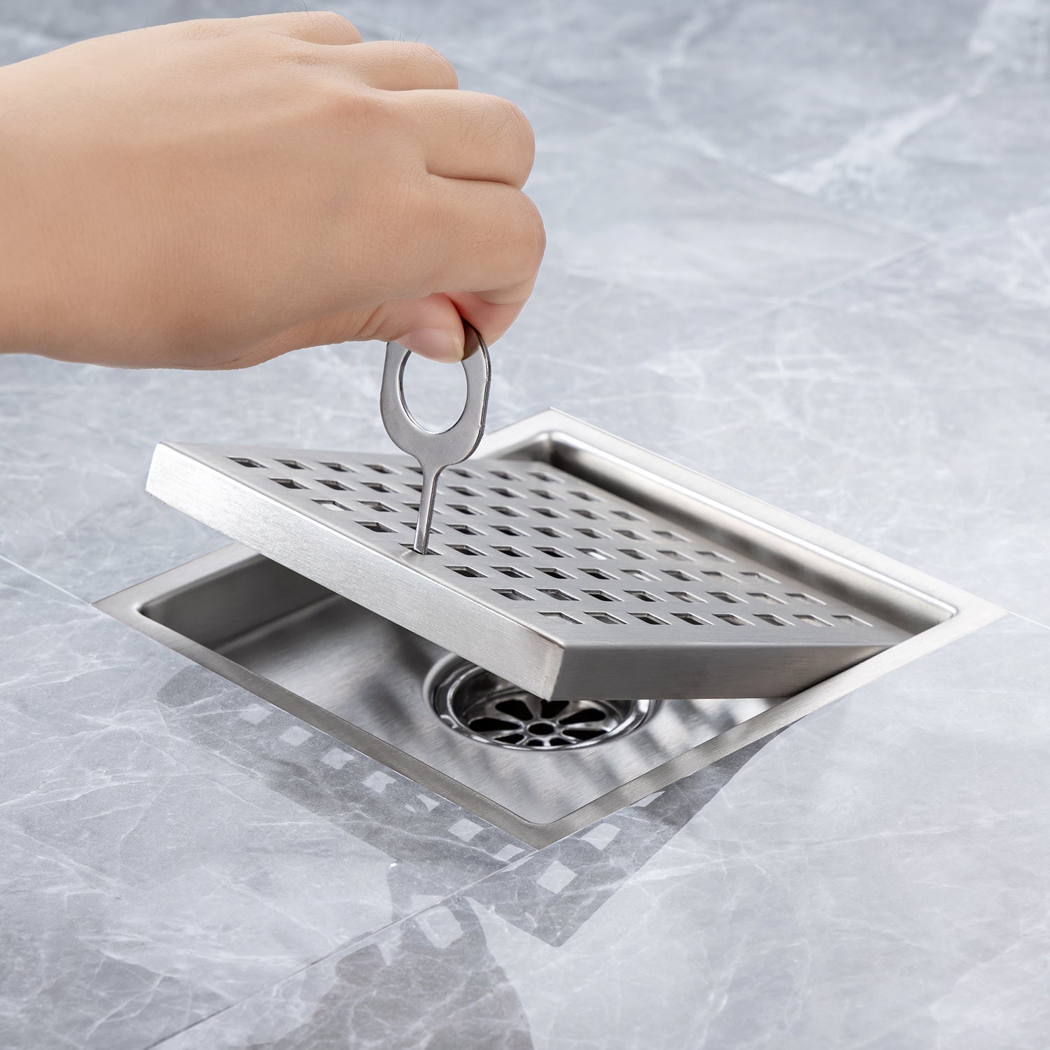 Drain de douche à grille de 6 po RX7003-6