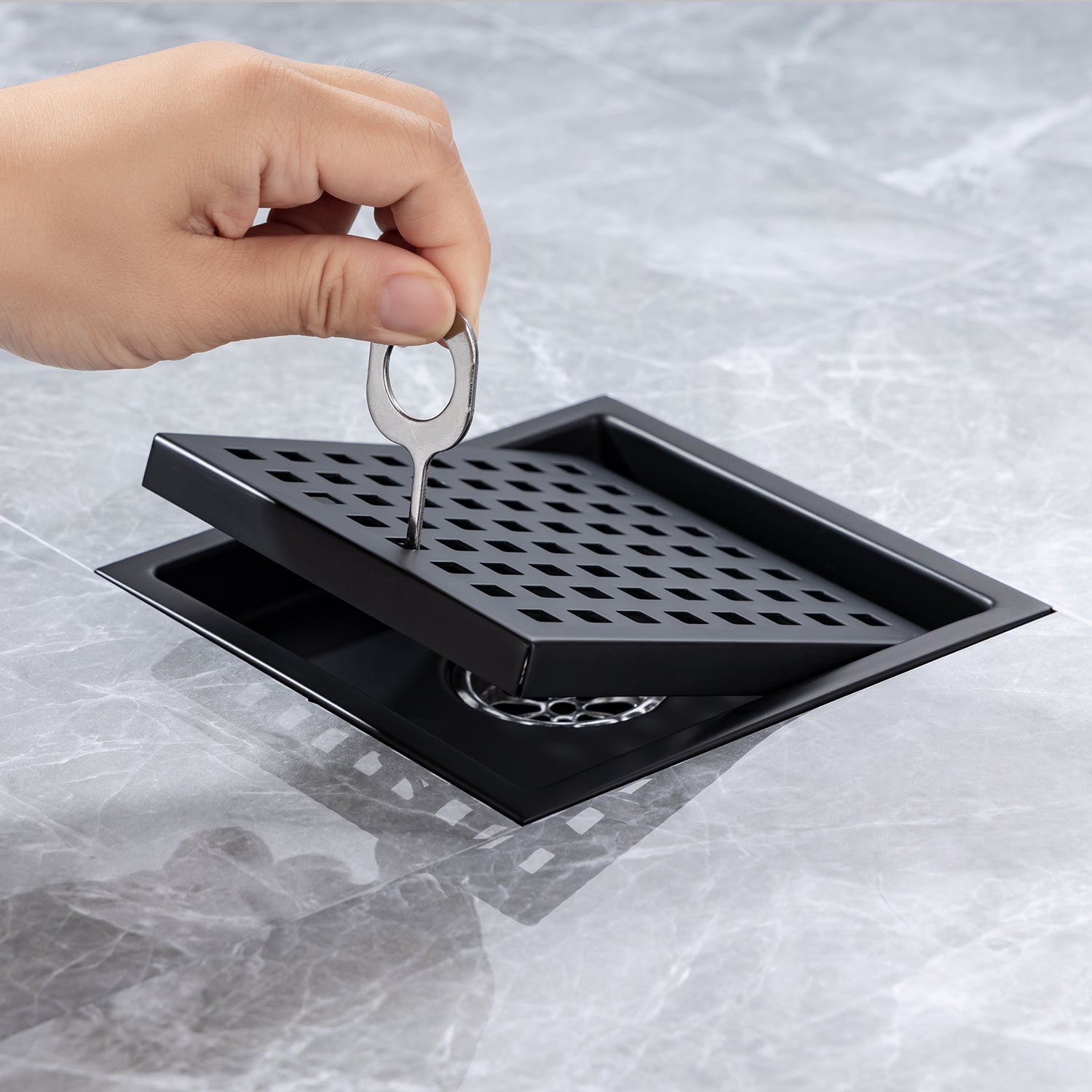 Drain de douche à grille de 6 po RX7003-6