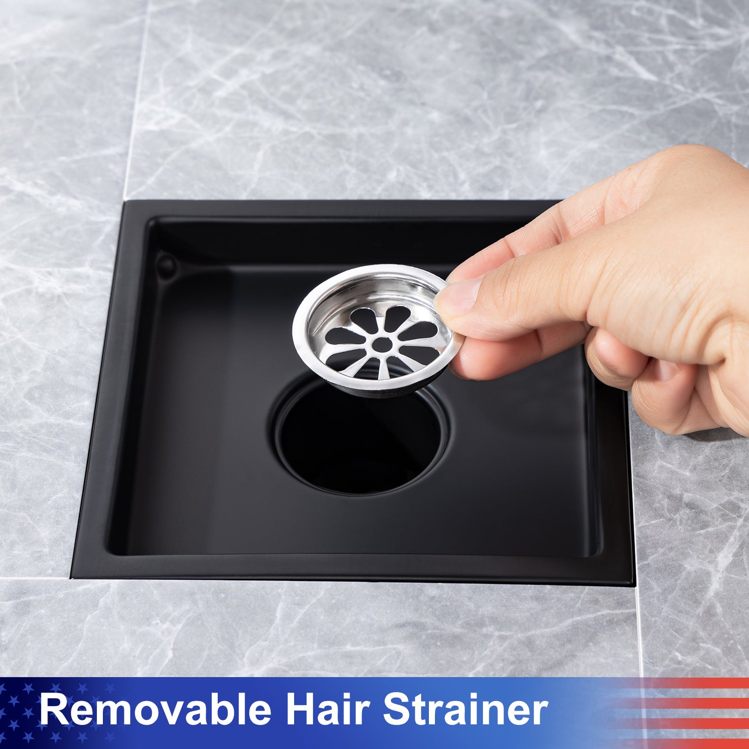 Drain de douche à grille de 6 po RX7003-6