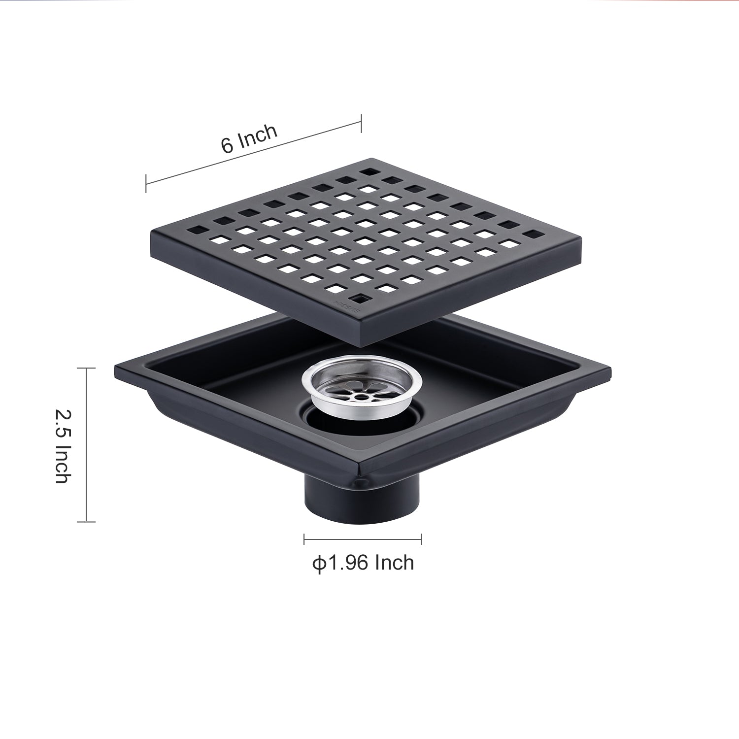 Drain de douche à grille de 6 po RX7003-6