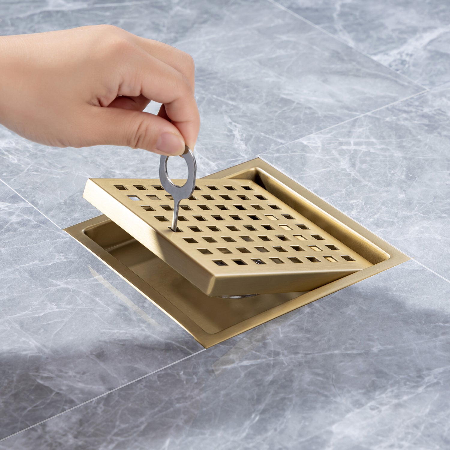 Drain de douche à grille de 6 po RX7003-6