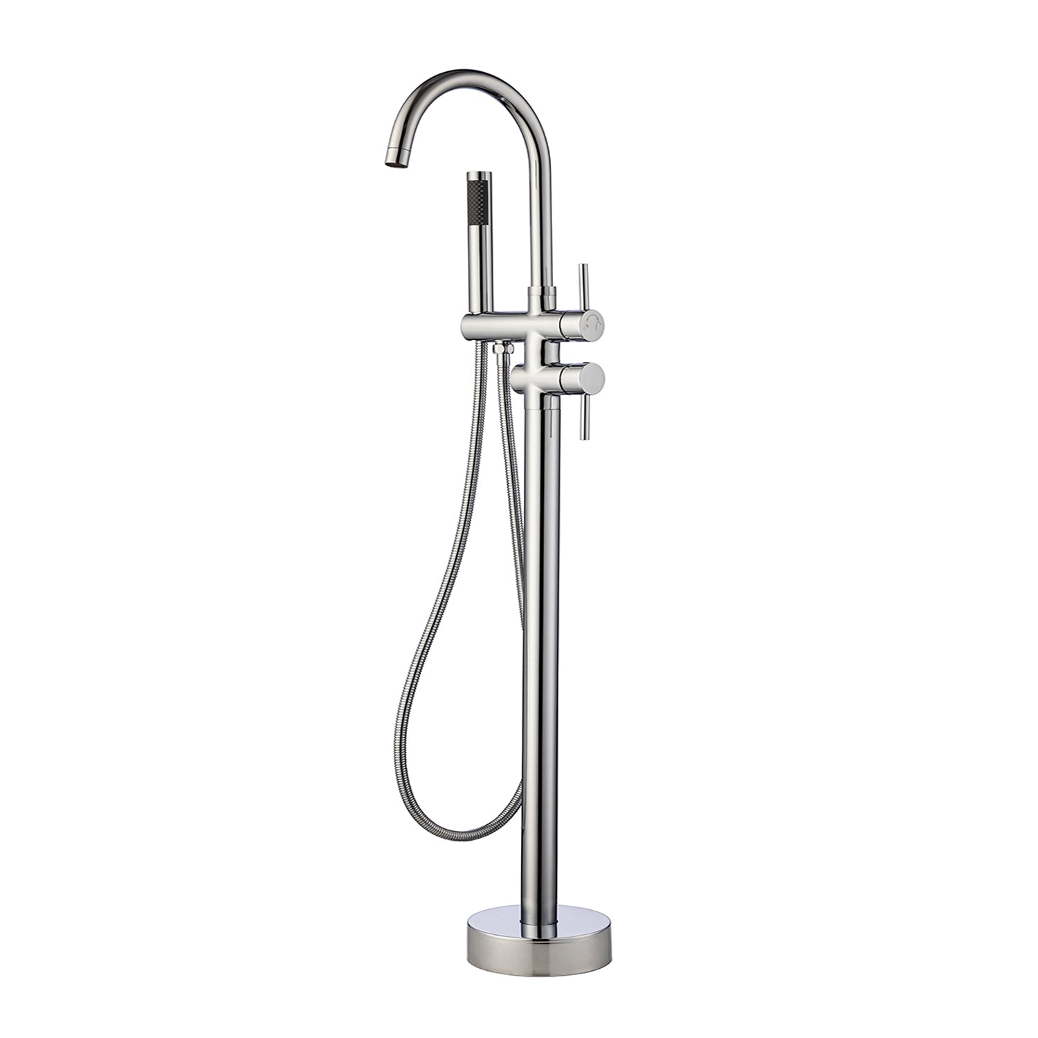 Robinet de baignoire autoportant à poignée unique avec douche à main RX8005