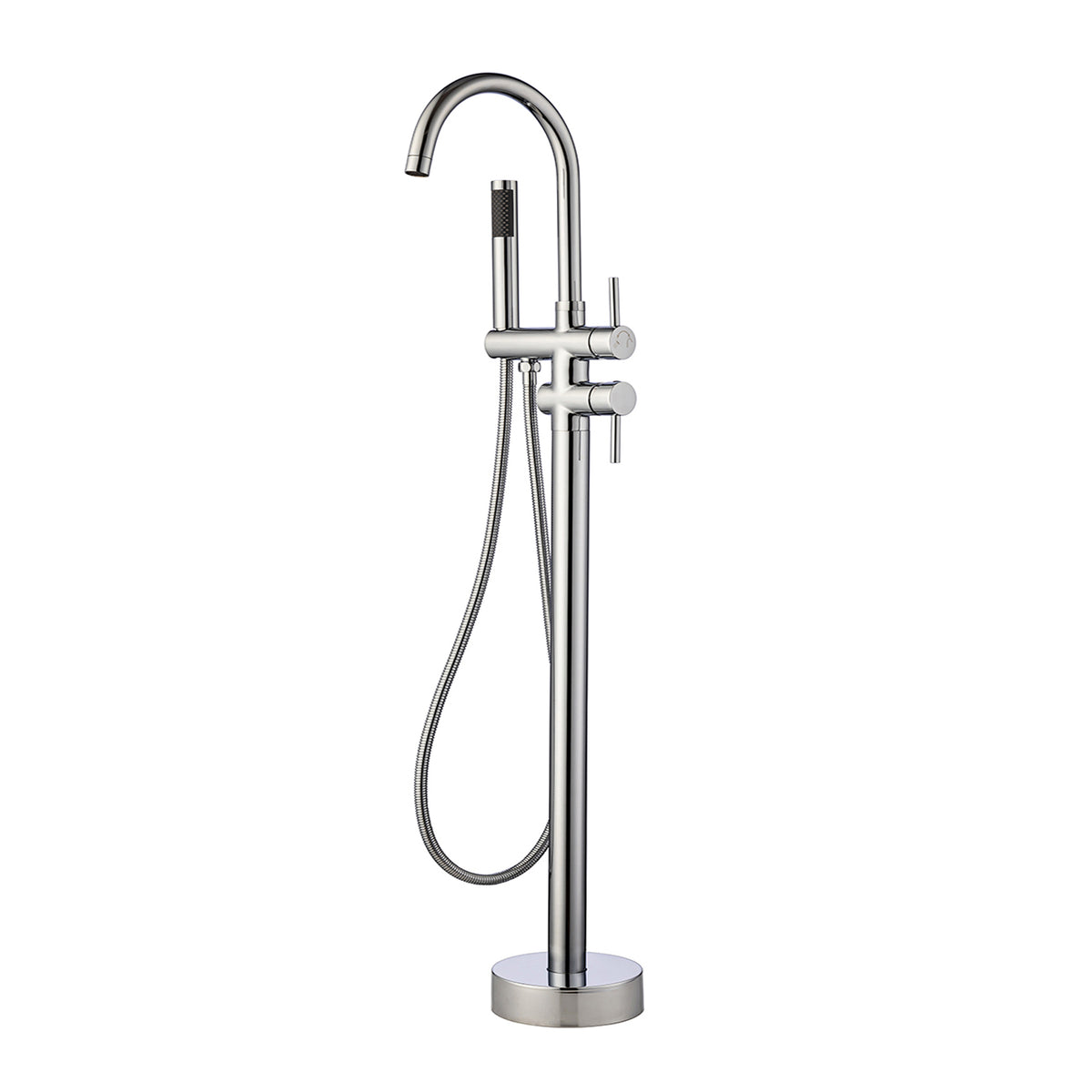 Robinet de baignoire autoportant à poignée unique avec douche à main RX8005
