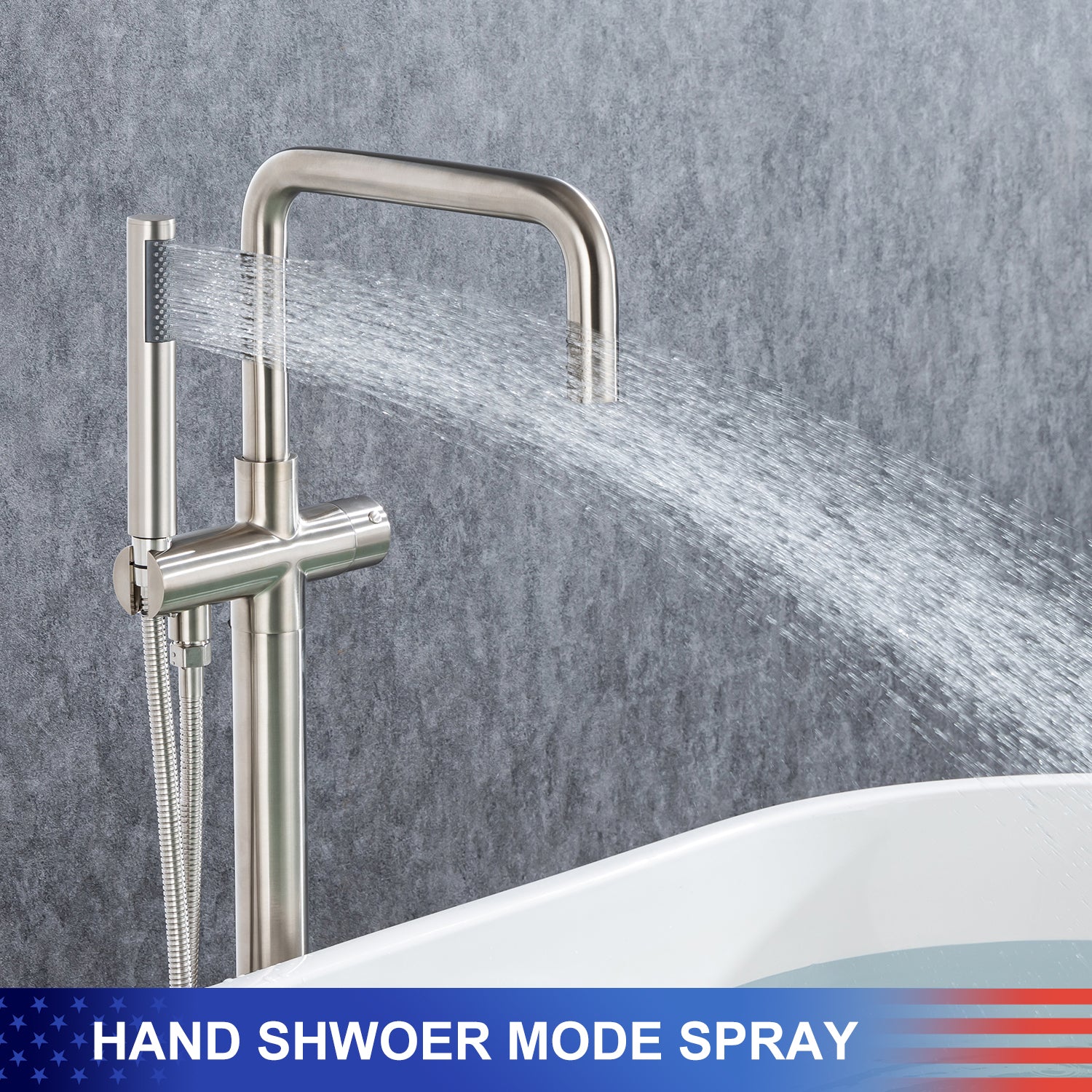 Hand shower Mde Spray Clawfoot Tub