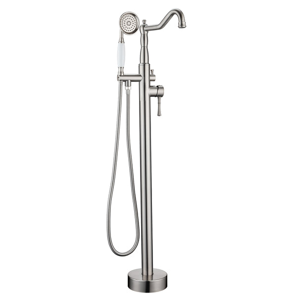 RX8009 Single Handle Floor Mounted Clawfoot Tub Faucet