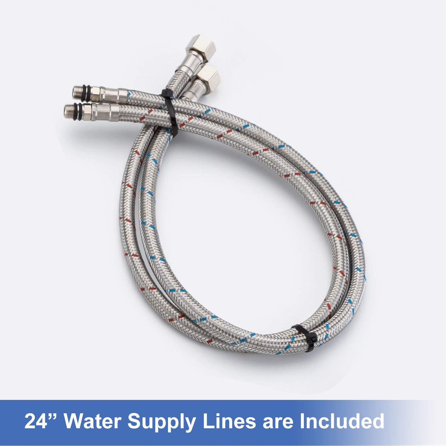 2-Handle Widespread Bathroom Faucet with Drain Assembly (S83008)